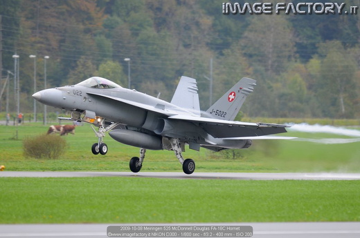 2009-10-08 Meiringen 525 McDonnell Douglas FA-18C Hornet